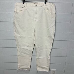 Madewell White Jeans Size 36